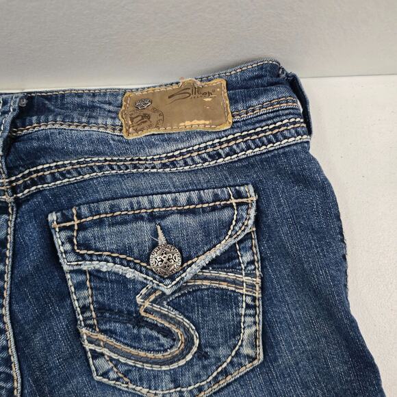 Silver Suki surplus shorts womens size 26 denim 5546 - Picture 3 of 11